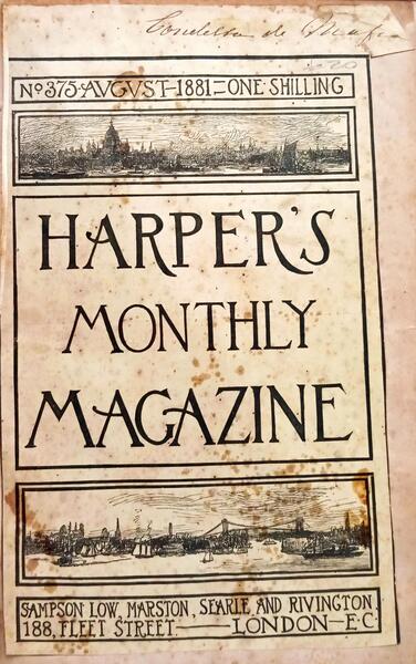 HARPER'S MONTHLY MAGAZINE, NUMBER 375, AUGUST 1881, VOL. LXIII.