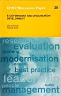 E-GOVERNMENT AND ORGANISATION DEVELOPMENT.