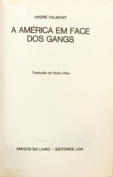 A AMÉRICA EM FACE DOS GANGS.