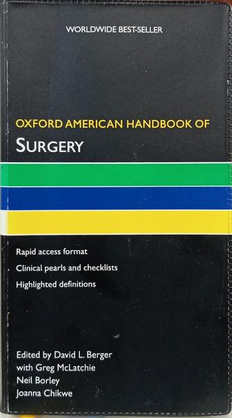OXFORD AMERICAN HANDBOOK OF SURGERY.