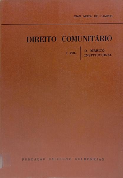 DIREITO COMUNITÁRIO. [3 VOLS.]