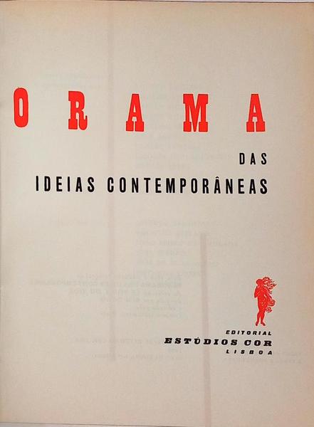 PANORAMA DAS IDEIAS CONTEMPORÂNEAS.