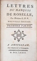LETTRES DU MARQUIS DE ROSELLE,