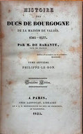 HISTOIRE DES DUCS DE BOURGOGNE DE LA MAISON DE VALOIS, 1364-1477. [N.º 7]
