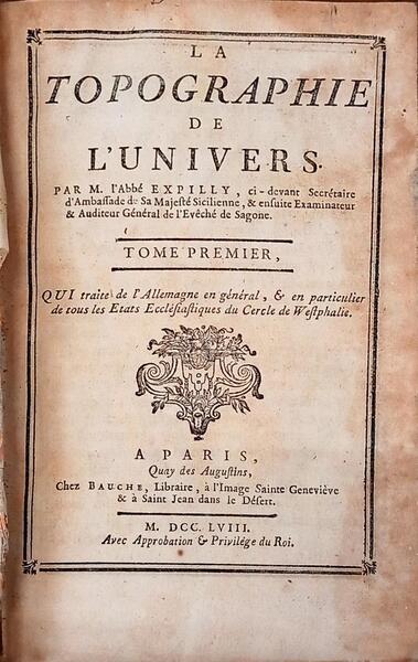 LA TOPOGRAPHIE DE L'UNUVERS.