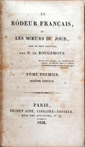 LE RÔDEUR FRANÇAIS OU LES MŒURS DU JOUR.