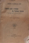 ELEMENTOS PARA A RESOLUÇÃO DOS PROBLEMAS COLONIAIS.