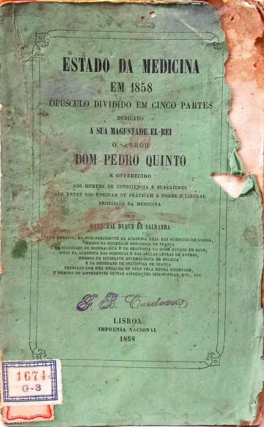 ESTADO DA MEDICINA EM 1858.