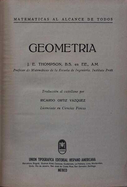 GEOMETRIA, TRIGONOMETRIA. [2 VOLS.]