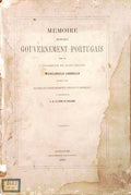 MÉMOIRE PRÉSENTÉ PAR LE GOUVERNEMENT PORTUGAIS.
