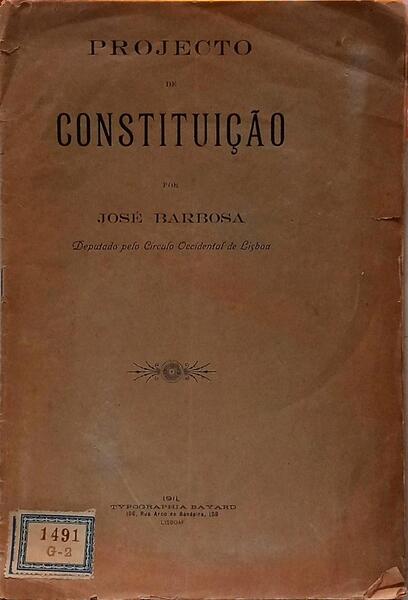 PROJRCTO DE CONSTITUIÇÃO.