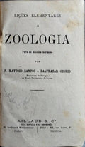 LIÇÕES ELEMENTARES DE ZOOLOGIA PARA AS ESCOLAS NORMAES.