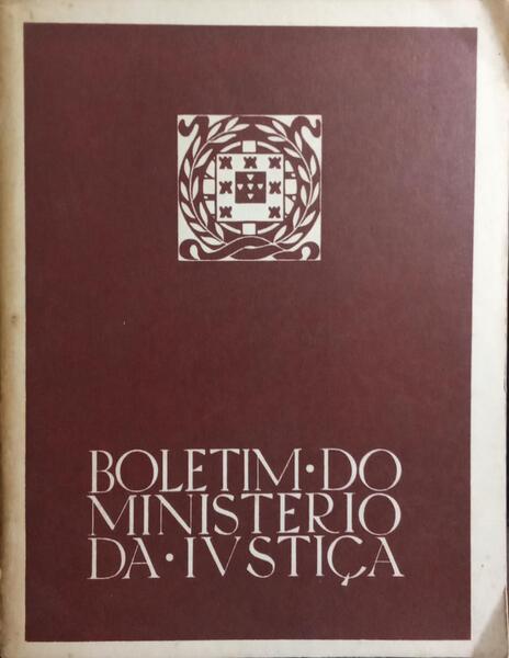 BOLETIM DO MINISTÉRIO DA JUSTIÇA, N.º 187, JUNHO 1969.