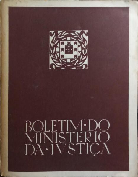 BOLETIM DO MINISTÉRIO DA JUSTIÇA, N.º 184, MARÇO 1969.
