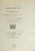 HISTORIA E MEMORIAS DA ACADEMIA REAL DAS SCIENCIAS DE LISBOA. TOMO V. PARTE II.