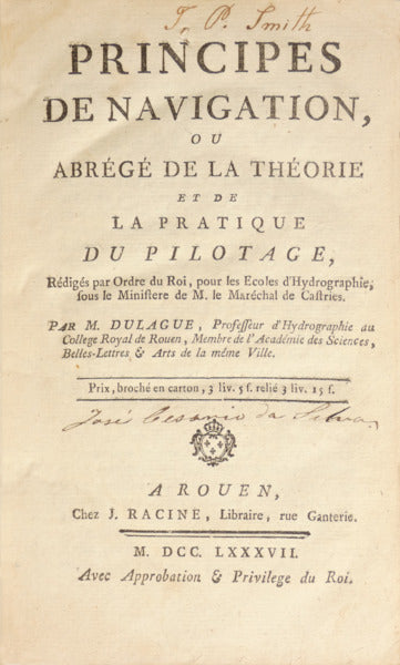 PRINCIPES DE NAVIGATION, OU ABRÉGÉ DE LA THÉORIE ET DE LA PRATIQUE DU PILOTAGE,