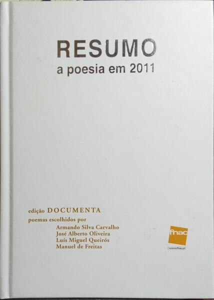RESUMO A POESIA EM 2011.