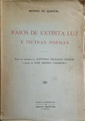RAIOS DE EXTINTA LUZ E OUTRAS POESIAS.