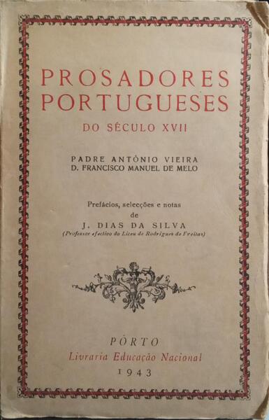PROSADORES PORTUGUESES DO SÉCULO XVII.