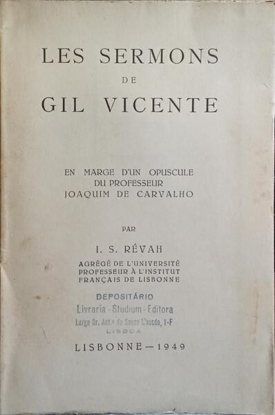 LES SERMONS DE GIL VICENTE.