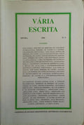 VÁRIA ESCRITA N.º 3, CADERNO DE ESTUDOS ARQUIVÍSTICOS, HISTÓRICOS E DOCUMENTAIS.