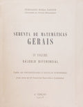SEBENTA DE MATEMÁTICAS GERAIS, IV VOLUME, CÁLCULO DIFERENCIAL. [2.ª EDIÇÃO]