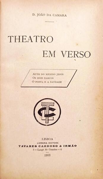 THEATRO EM VERSO.