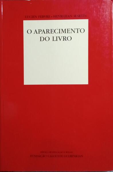 O APARECIMENTO DO LIVRO.