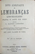 NOVO ALMANAQUE DE LEMBRANÇAS LUSO-BRASILEIRO PARA O ANO DE 1929.