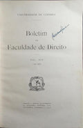 BOLETIM DA FACULDADE DE DIREITO VOL. XIV (1937-1938).