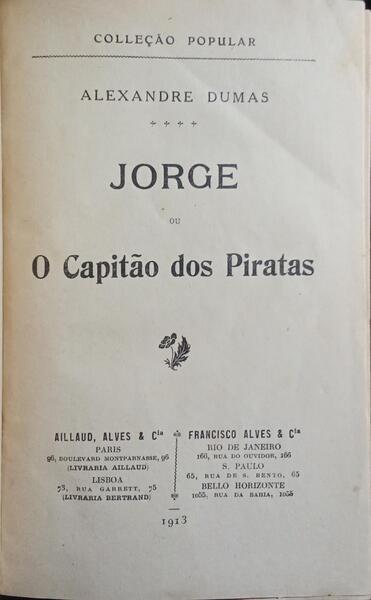 JORGE OU O CAPITÃO DOS PIRATAS.