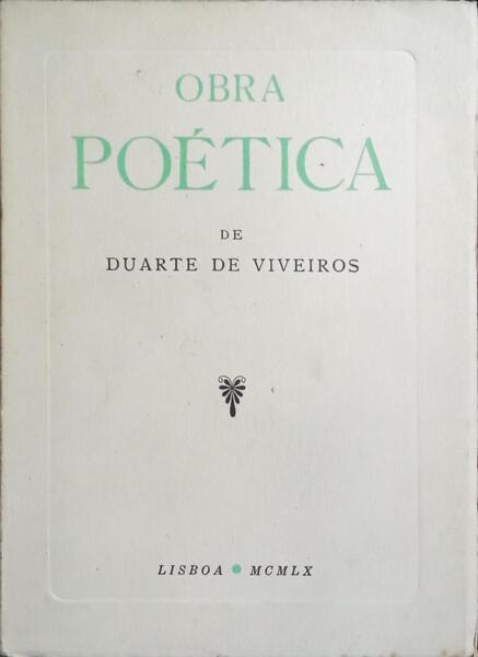 OBRA POÉTICA.