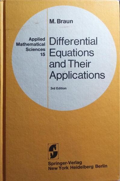 DIFFERENTIAL EQUATIONS AND THEIR APPLICATIONS.