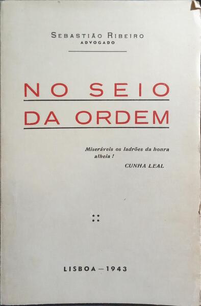 NO SEIO DA ORDEM. [DED. AUTOR]