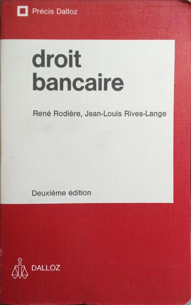 DROIT BANCAIRE.