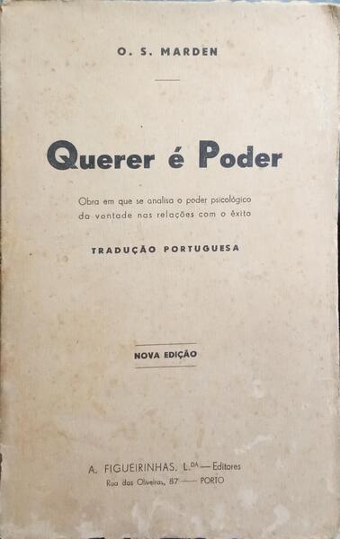 QUERER É PODER.