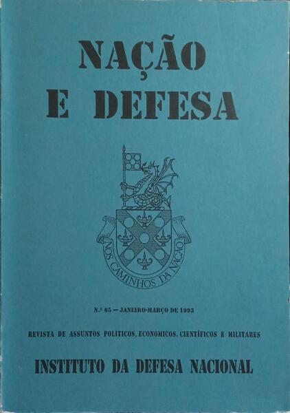 NAÇÃO E DEFESA, N.º 65, JANEIRO-MARÇO 1993.