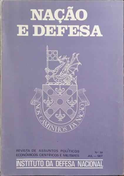 NAÇÃO E DEFESA, N.º 59, JULHO-SETEMBRO 1991.
