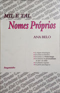 MIL E TAL NOMES PRÓPRIOS. [1.ª REIMPRESSÃO]