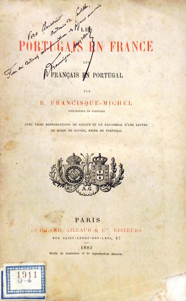 LES PORTUGAIS EN FRANCE, LES FRANÇAIS EN PORTUGAL.