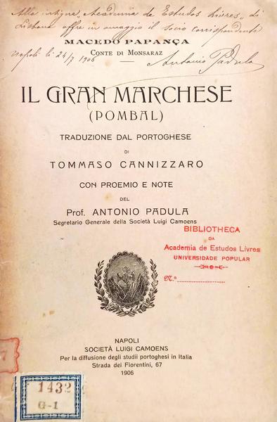 IL GRAN MARCHESE (POMBAL).
