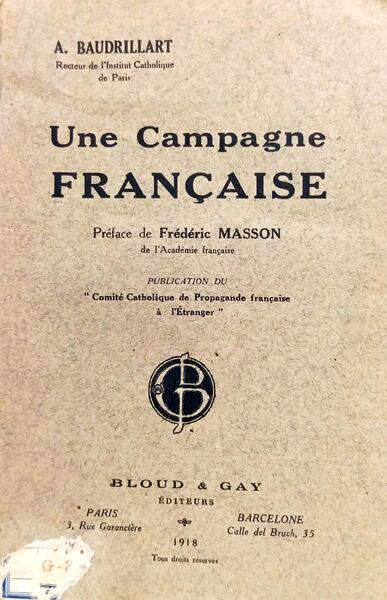 UNE CAMPAGNE FRANÇAISE.