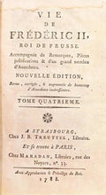 VIE DE FRÉDÉRIC II, ROI DE PRUSSE.