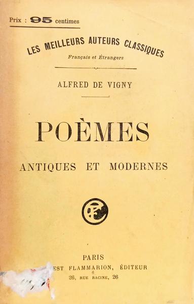 POÈMES ANTIQUES ET MODERNES.