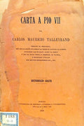 CARTA A PIO VII.