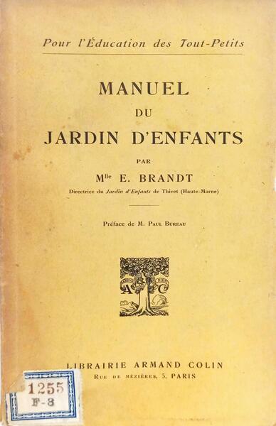 MANUEL DU JARDIN D'ENFANTS.
