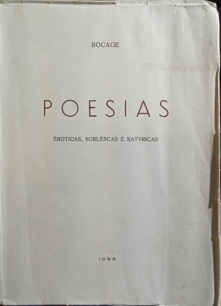 POESIAS: EROTICAS, BURLESCAS E SATYRICAS. [1926 TIRAGEM DE 1000]