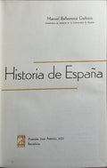 HISTORIA DE ESPAÑA. [3.ª EDIÇÃO]