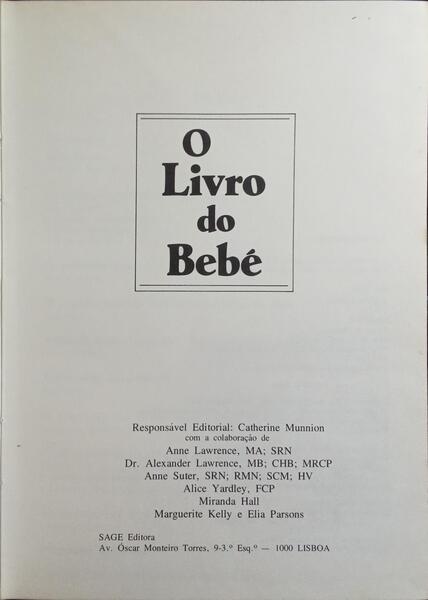 O LIVRO DO BÉBE.