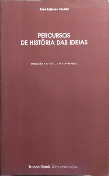 PERCURSOS DE HISTÓRIA DAS IDEIAS.